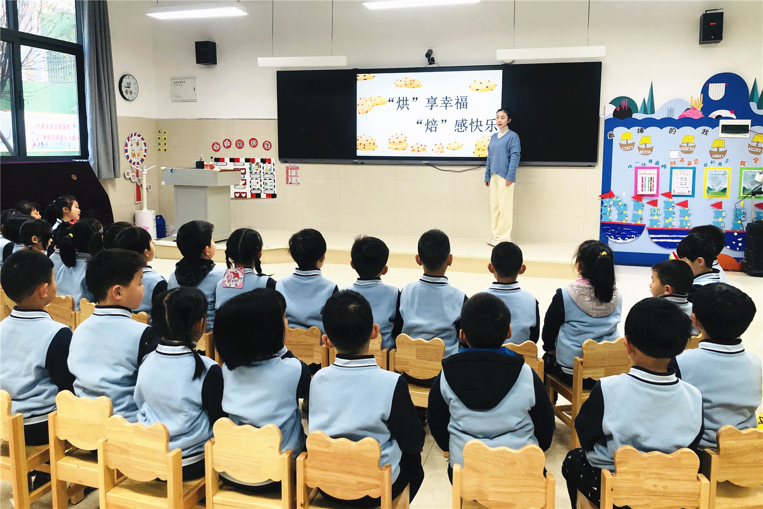 “烘”享幸?！ぁ氨骸备锌鞓?-----漢江實(shí)驗(yàn)學(xué)校幼兒園餅干烘焙主題活動(dòng)  ?